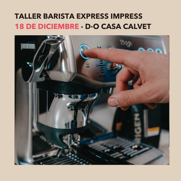 TALLER BARISTA EXPRESS IMPRESS - D·Origen Coffee Roasters