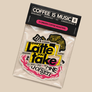 PEGATINAS COFFEE IS MUSIC VOL.2