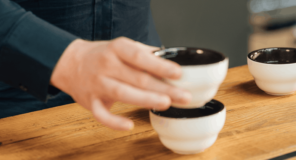 In the cup