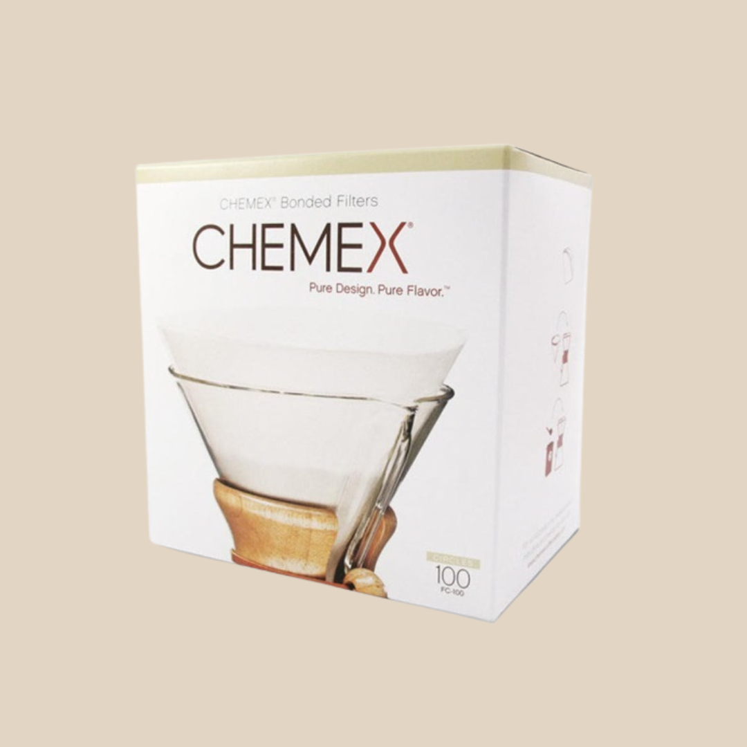 100 FILTROS CHEMEX CUADRADOS Y DOBLADOS - D·Origen Coffee Roasters